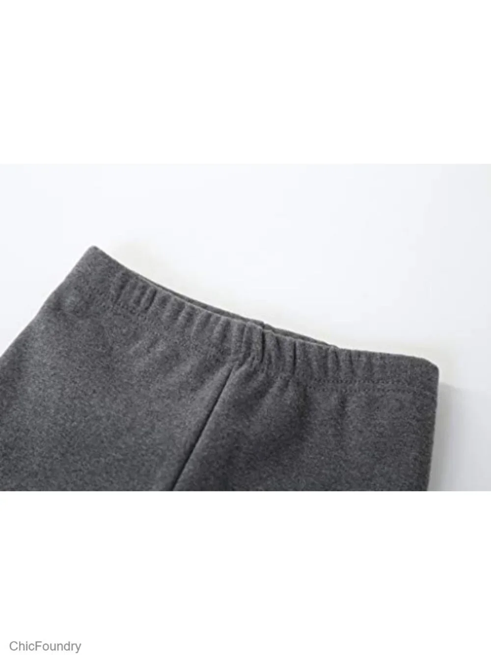 2 Pack Girls Fleece Lined Stretchy Leggings 100% Cotton Winter